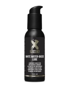 White Water-Based Lube XPOWER - Lubrifiant blanc pour sensations intenses, 100 ml